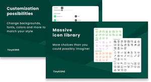tiny icons banner