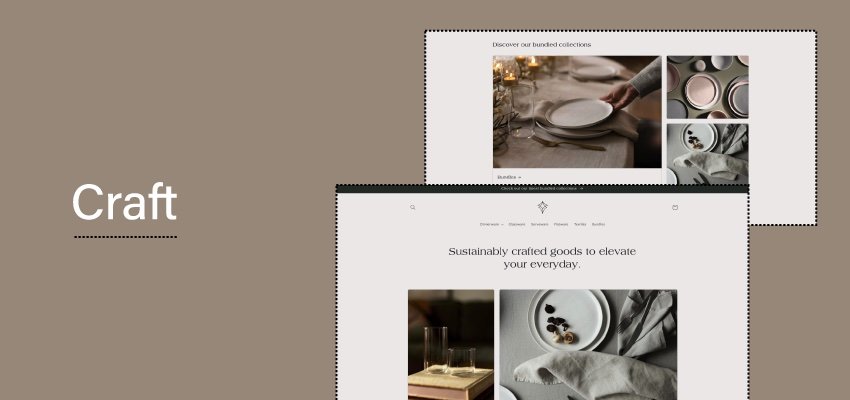 craft has a cozy and familiar style, excellent for smaller stores