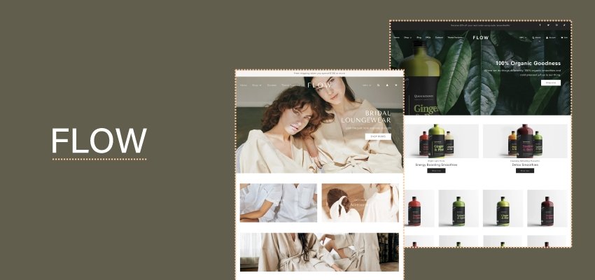 Flow converting Shopify theme banner