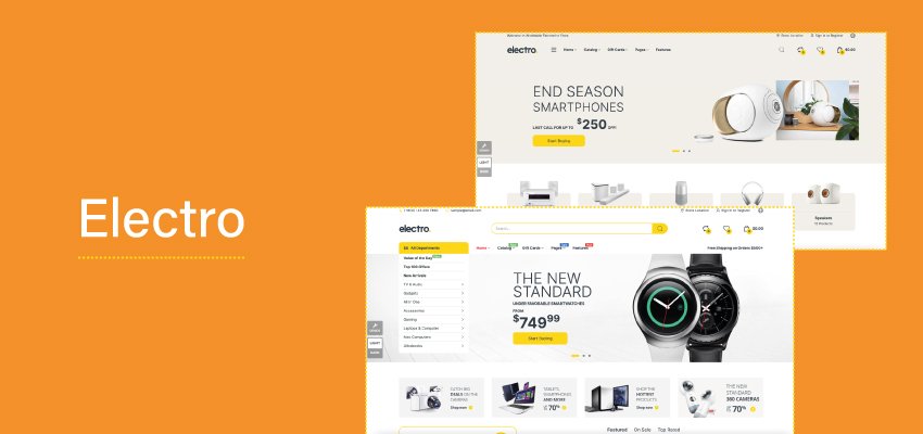 electro technology theme banner