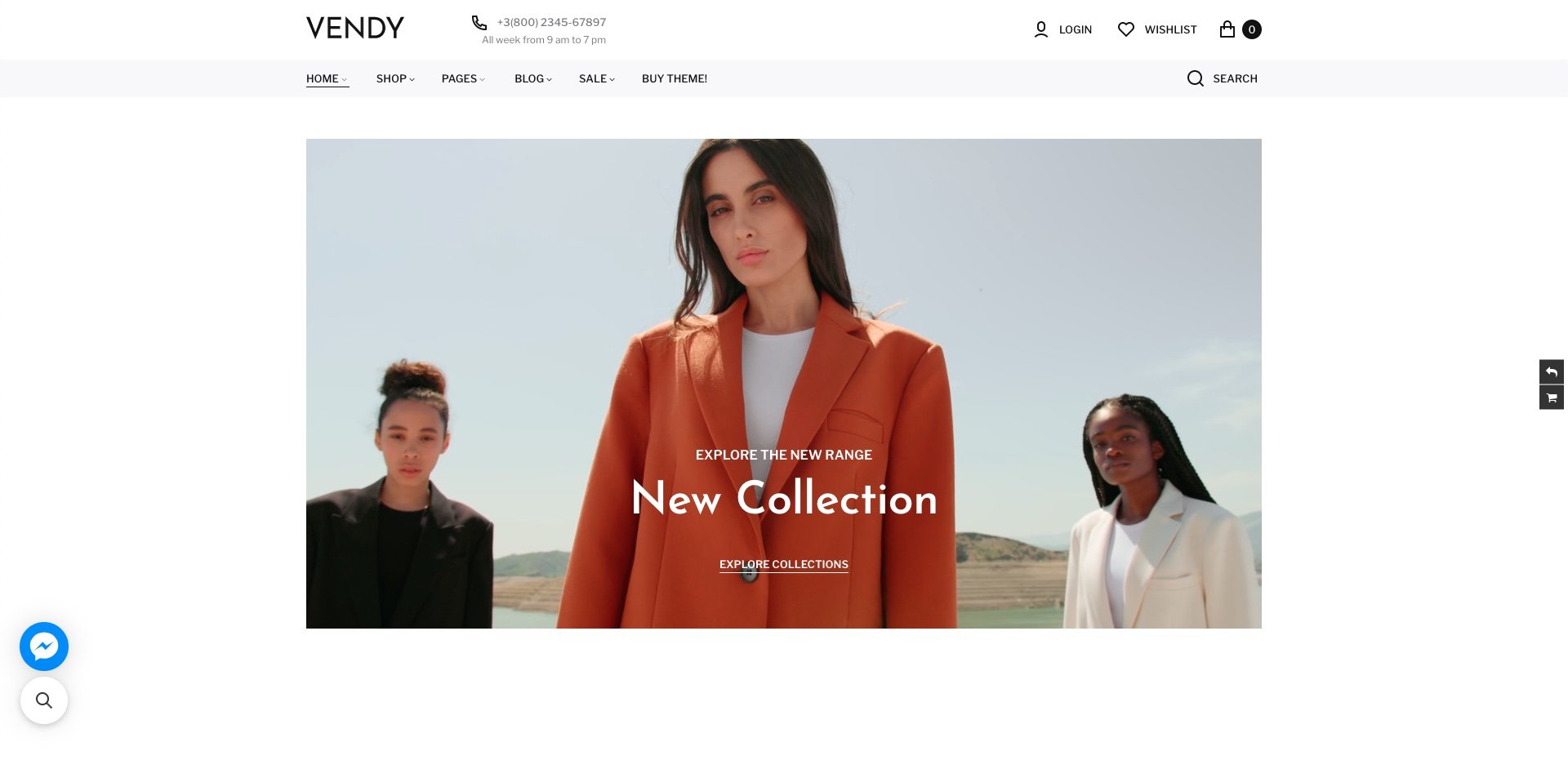 vendy shopify theme demo