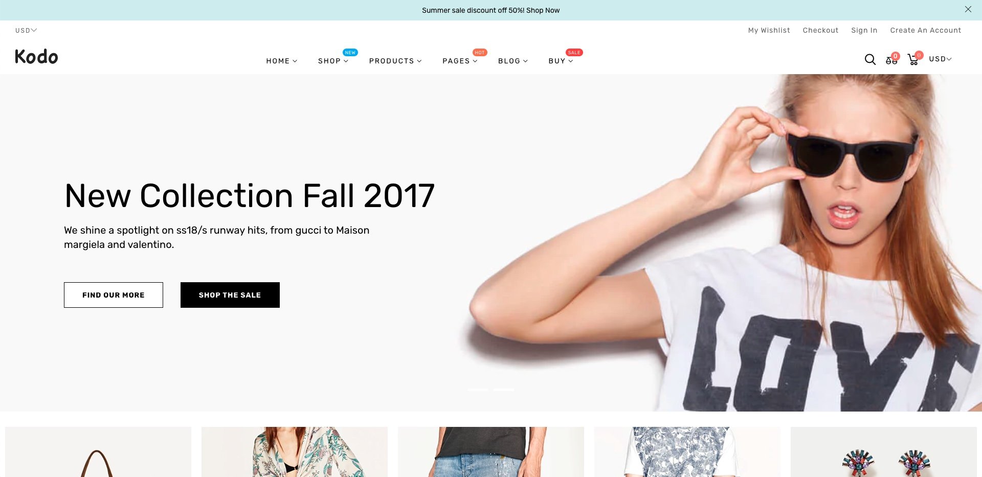 kodo minimal shopify theme demo