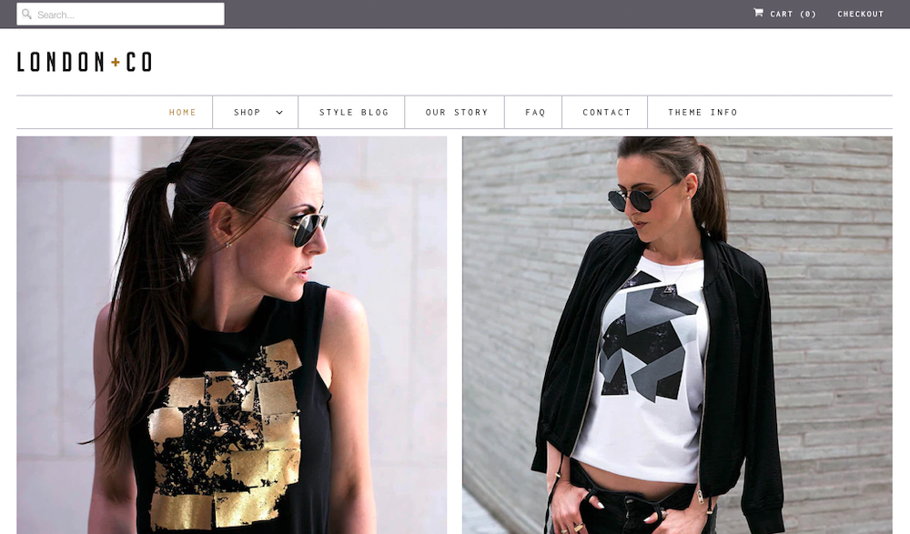 Responsive Shopify demo store