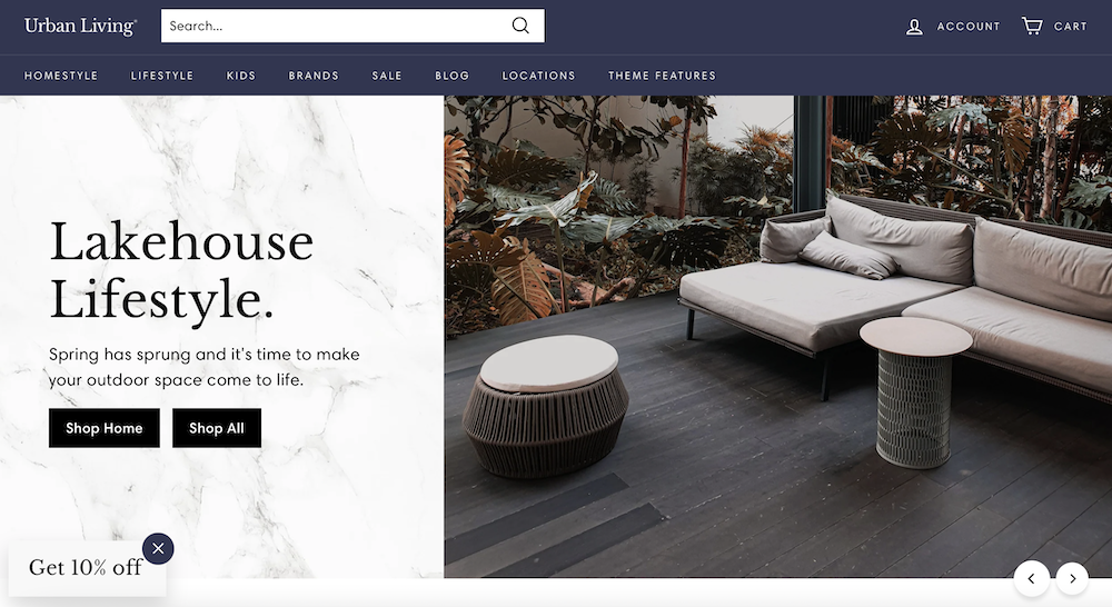 Expanse Shopify store demo
