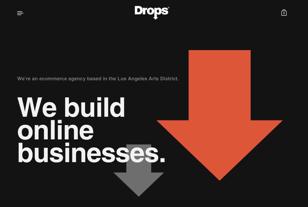 drops ecommerce shopify website made with highlight theme