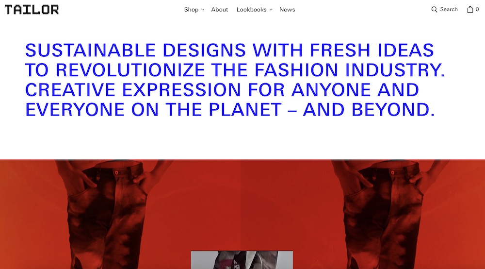 tailor shopify theme demo store