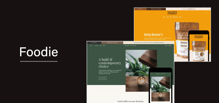 foodie restaurant theme banner