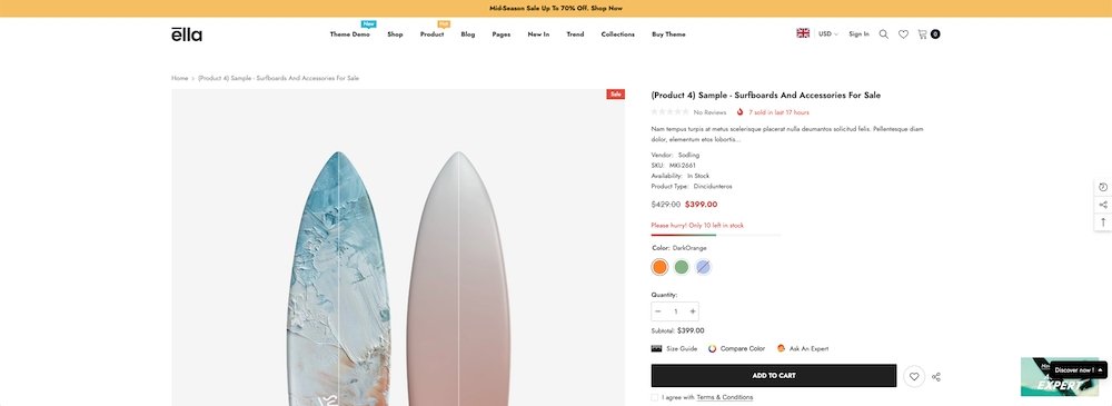 ella shopify subscription theme