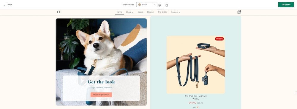 boost shopify theme displaying unique sections for highlighting products