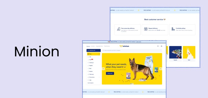 Minion shopify theme banner