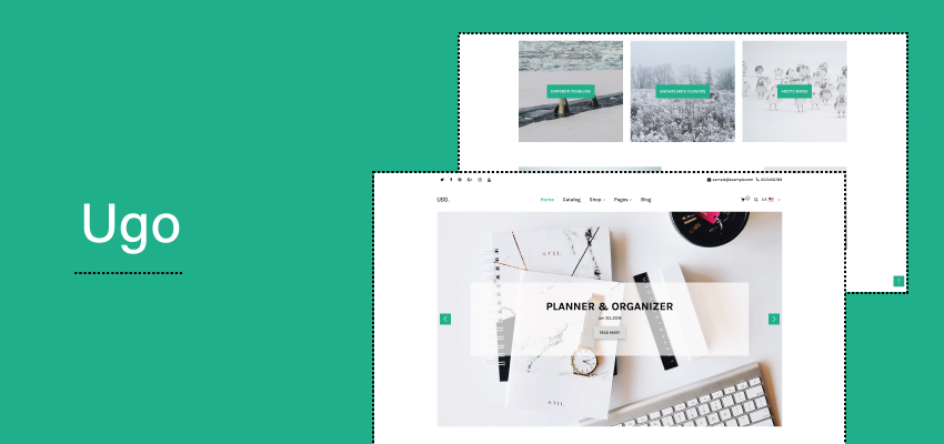Ugo Shopify theme banner