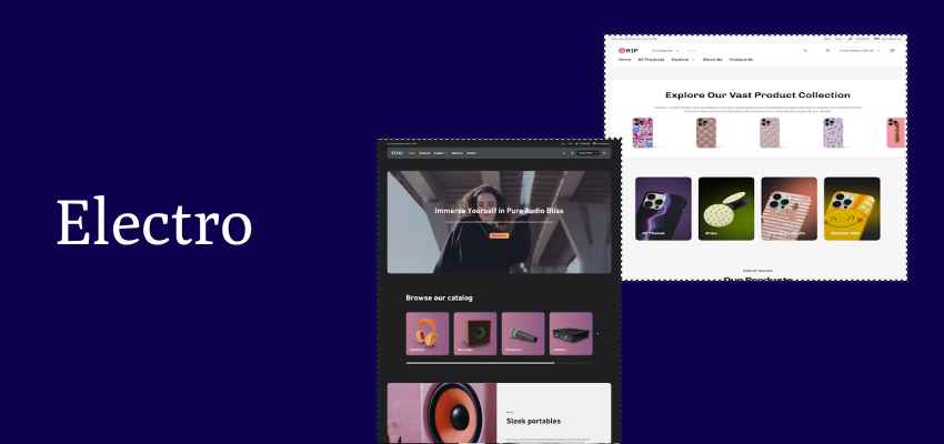 Electro shopify theme banner