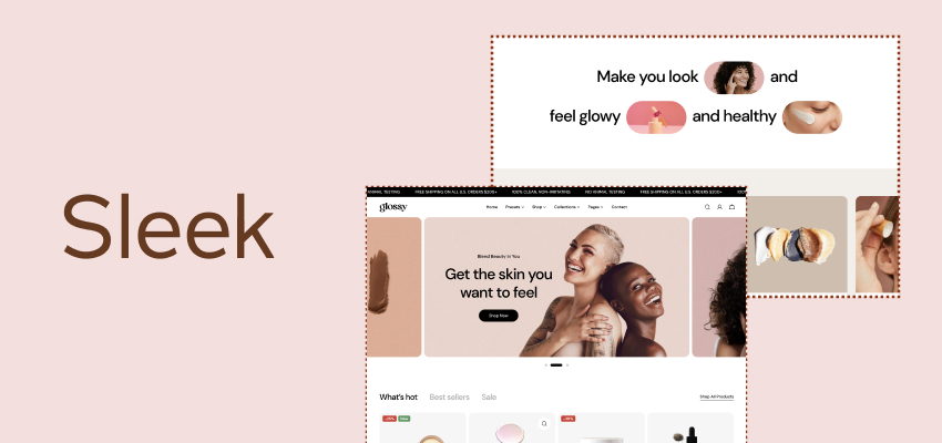 Sleek theme banner