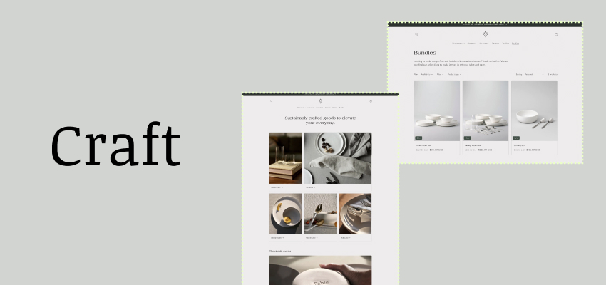 Craft theme banner