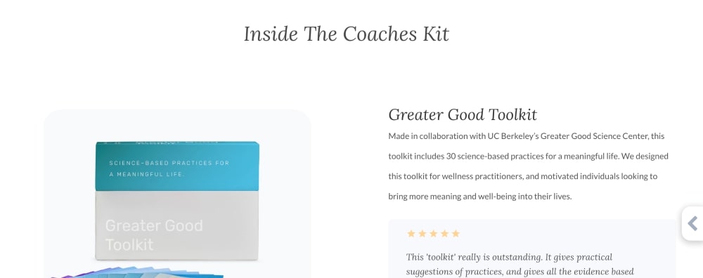 Holstee store's homepage with Lora Shopify font for the heading "Greater Good Toolkit" and Lato for body text