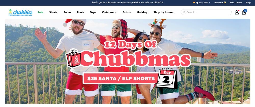 12 days of Chubbmas limited time Christmas product promotion