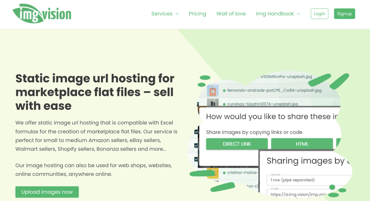 img.vision homepage