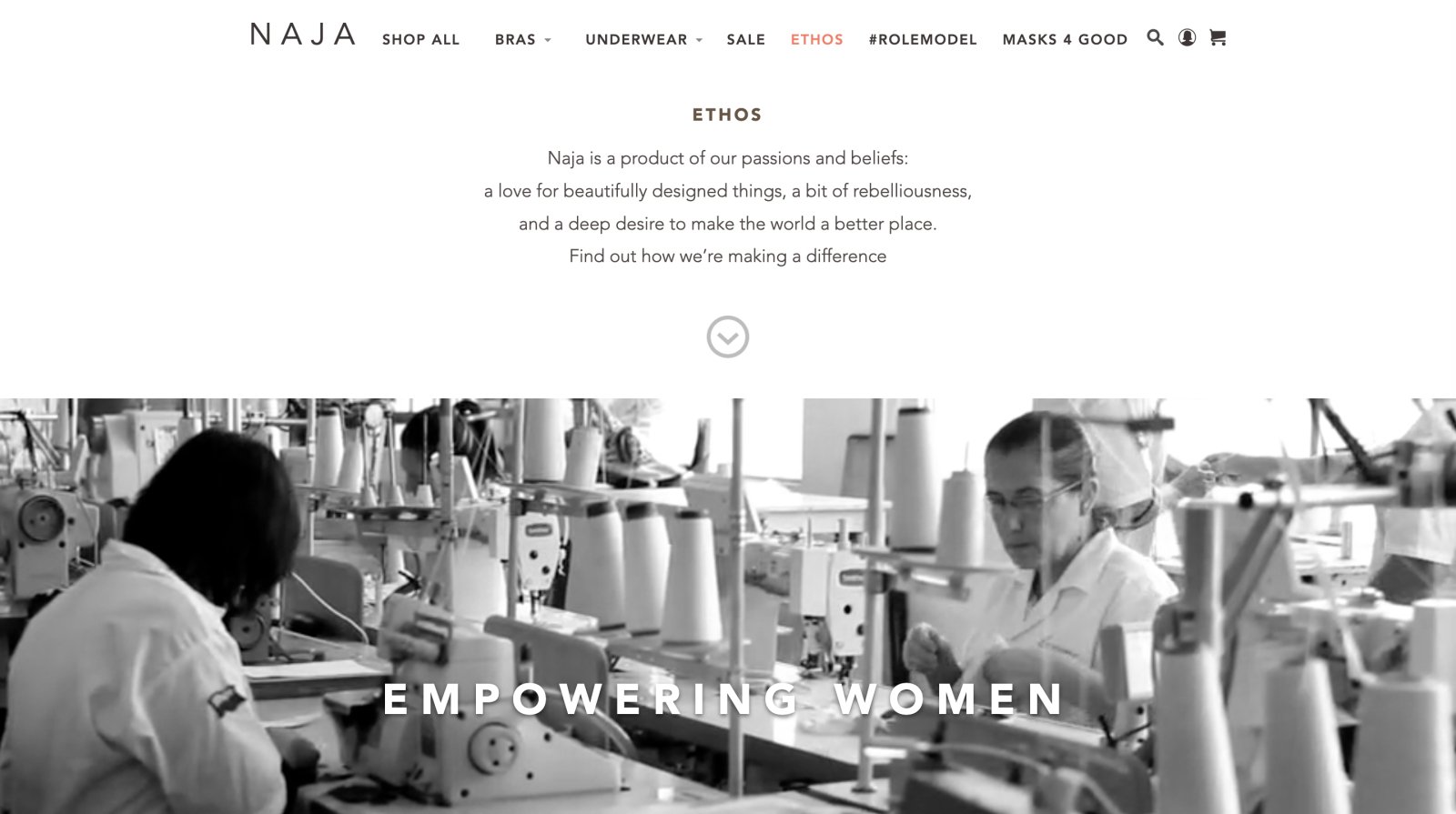 Naja About Us page