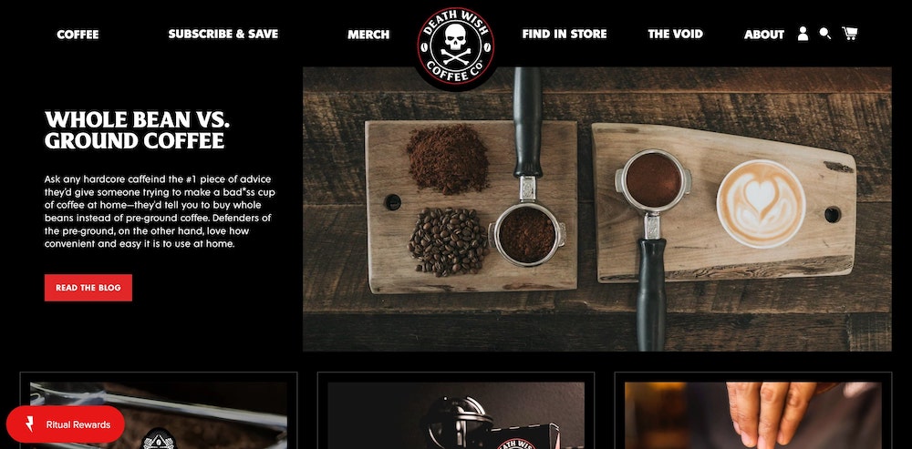 Coffee Talk Shopify blog by Death Wish Coffee