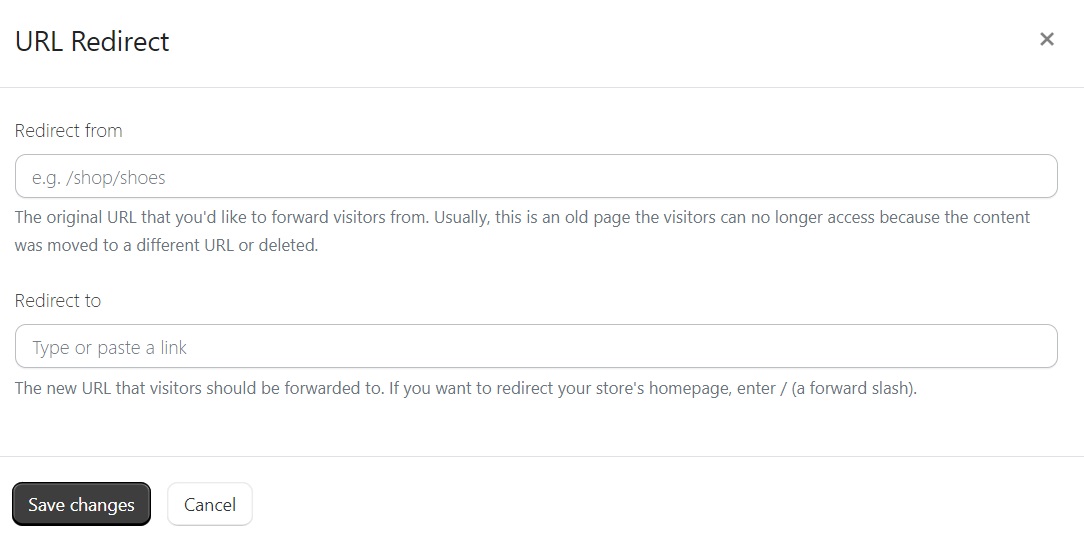 Redirect broken URL on TinySEO app