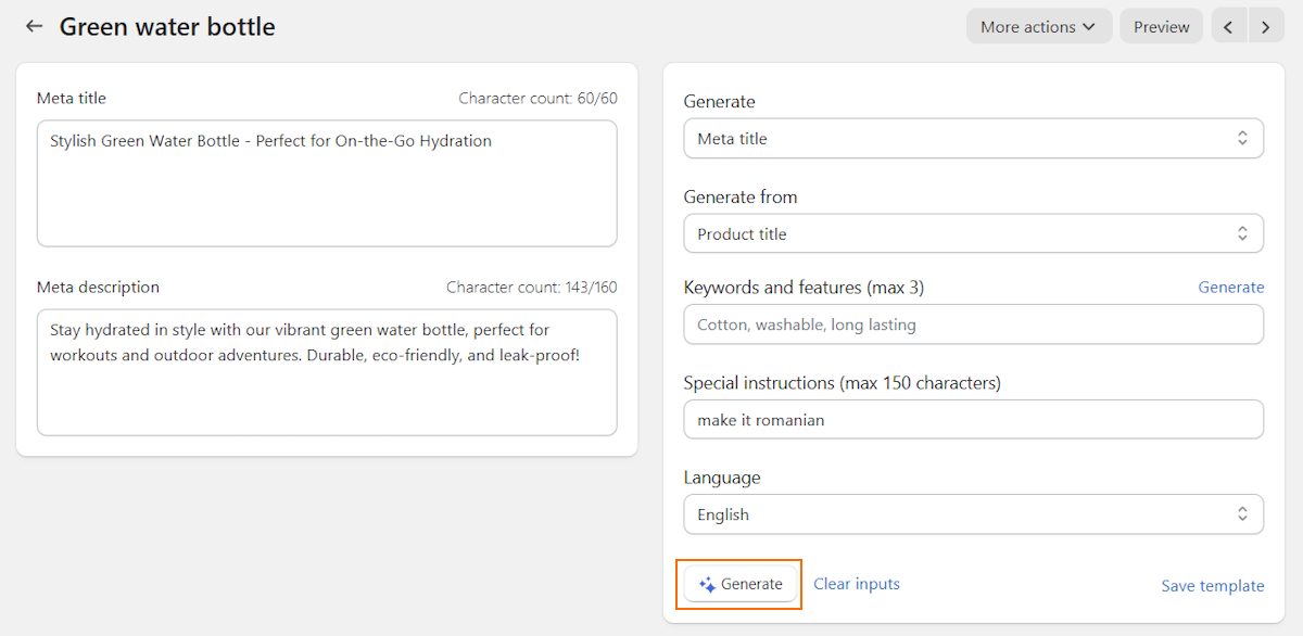 TinySEO AI metadata generator