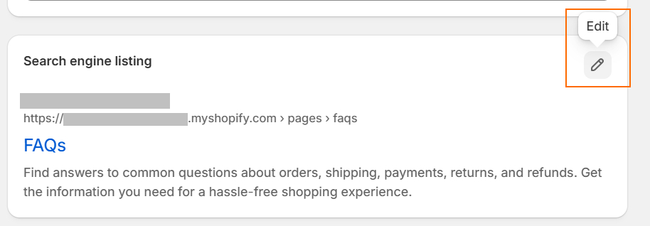 Edit metadata on Shopify