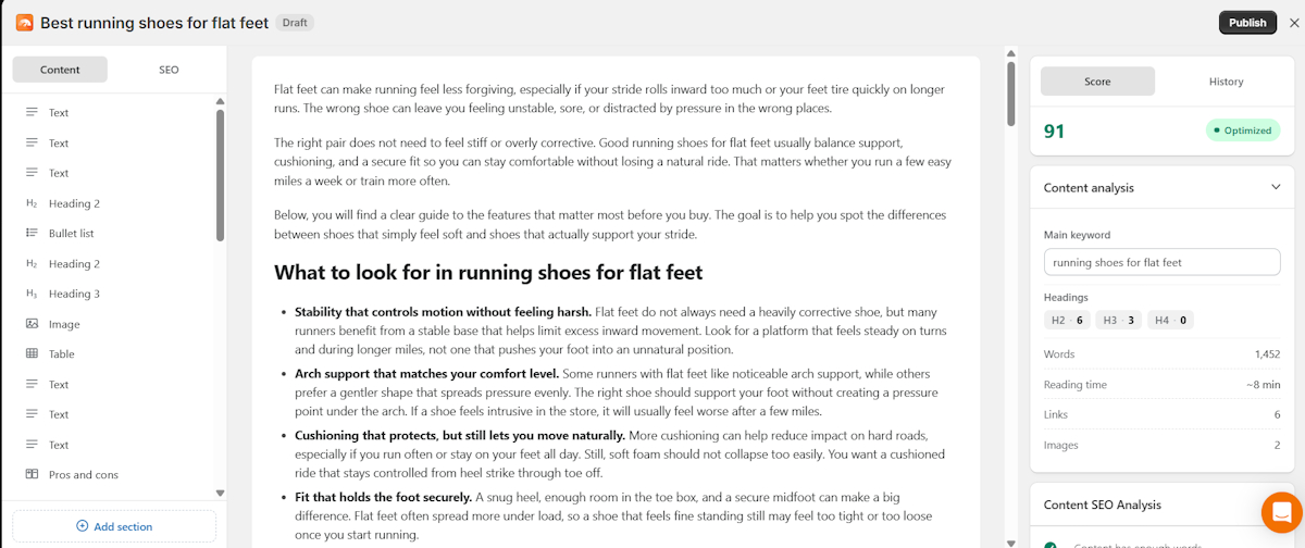 TinySEO AI blog builder