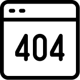 Broken link redirects logo