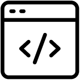 Third-party script panel logo