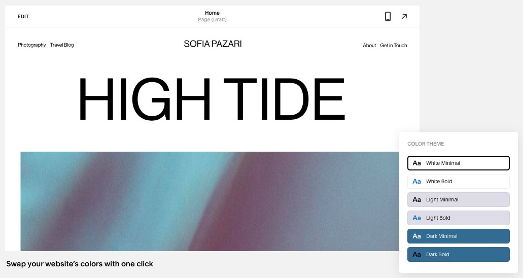 Squarespace website templates