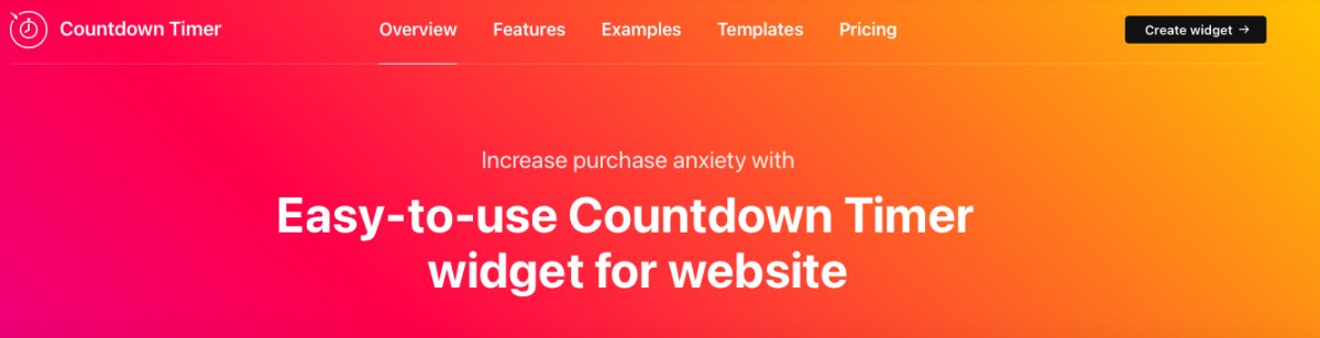 Countdown timer squarespace extension