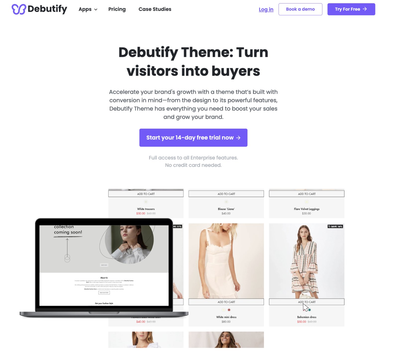 debutify shopify theme free trial offer