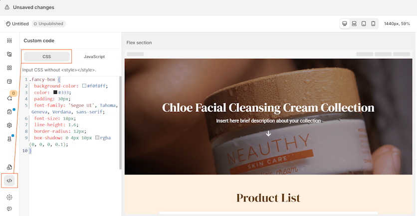 PageFly custom CSS